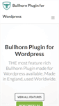 Mobile Screenshot of bullhornplugin.com